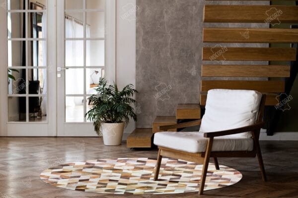 MODERN MINIMALIST COWHIDE RUG - Cowhide Rug for Decor by Hideorzo