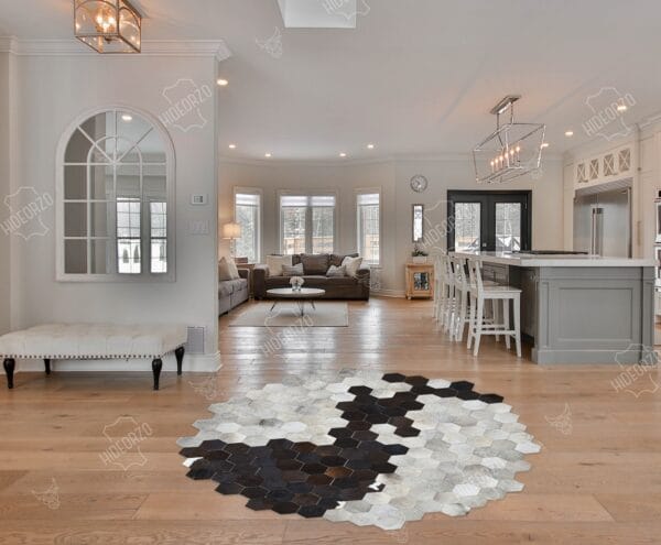 Handcrafted Cowhide Rug for Decor by Hideorzo