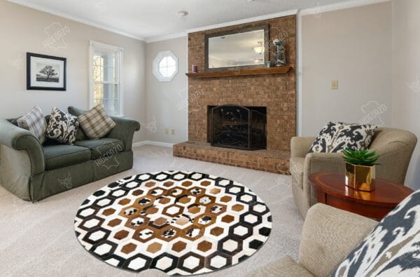 Modern Cow hide Rug for Decor by Hideorzo