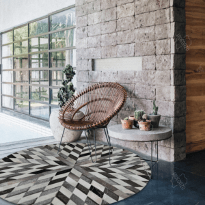 LUXURIOUS RUG - Handcrafted Cowhide Rug for Decor by Hideorzo