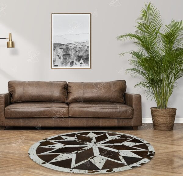 Handcrafted Cowhide Rug for Decor by Hideorzo
