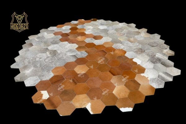 Handcrafted Original Cowhide Rug for Decor by HIdeorzo