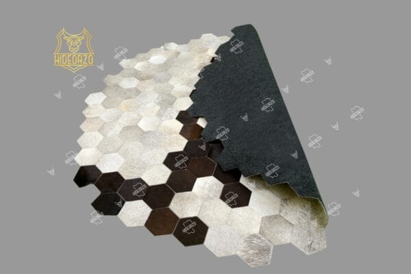 Handcrafted Cowhide Rug for Decor by Hideorzo