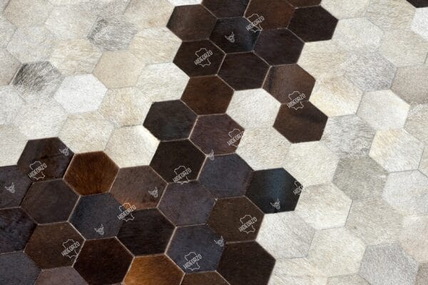 Handcrafted Cowhide Rug for Decor