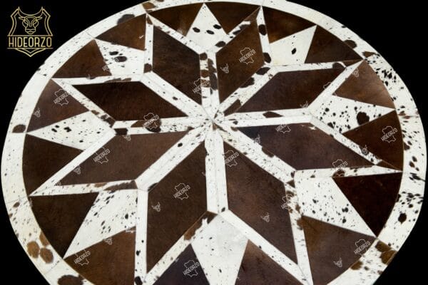 Handcrafted Original Cowhide Rug by Hideorzo