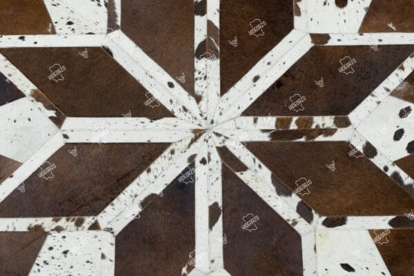 Original Handcrafted Cowhide Rug for Decor by Hideorzo