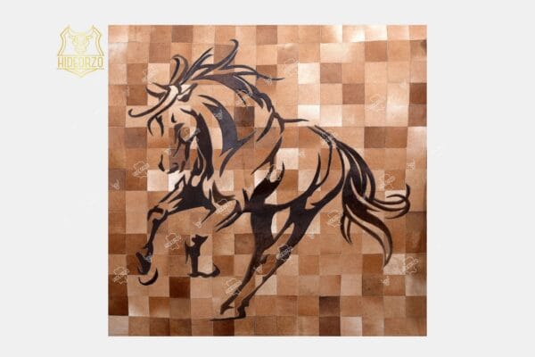 Handcrafted Cowhide Wall Decor by Hideorzo