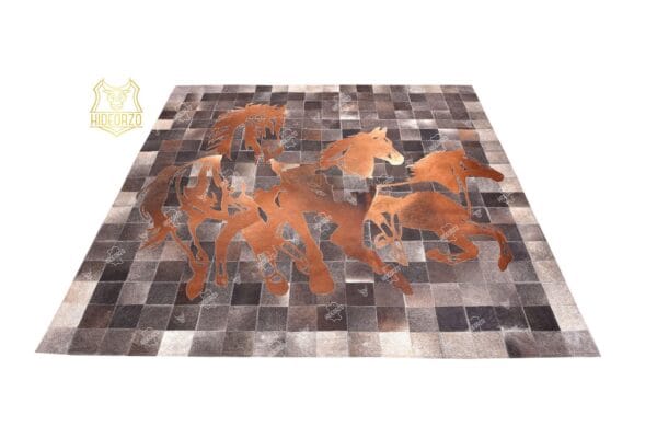 Handcrafted Cowhide Wall Decor by Hideorzo