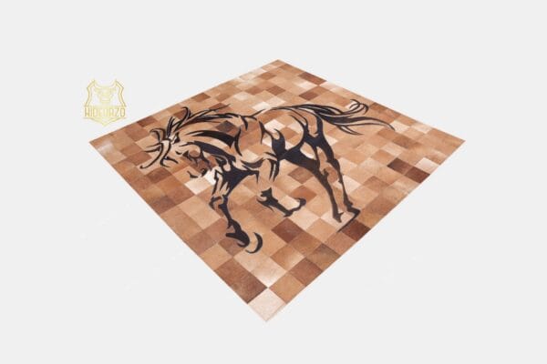 Handcrafted Cowhide Wall Decor by Hideorzo