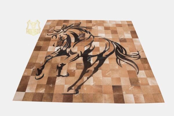 Handcrafted Cowhide Wall Decor by Hideorzo