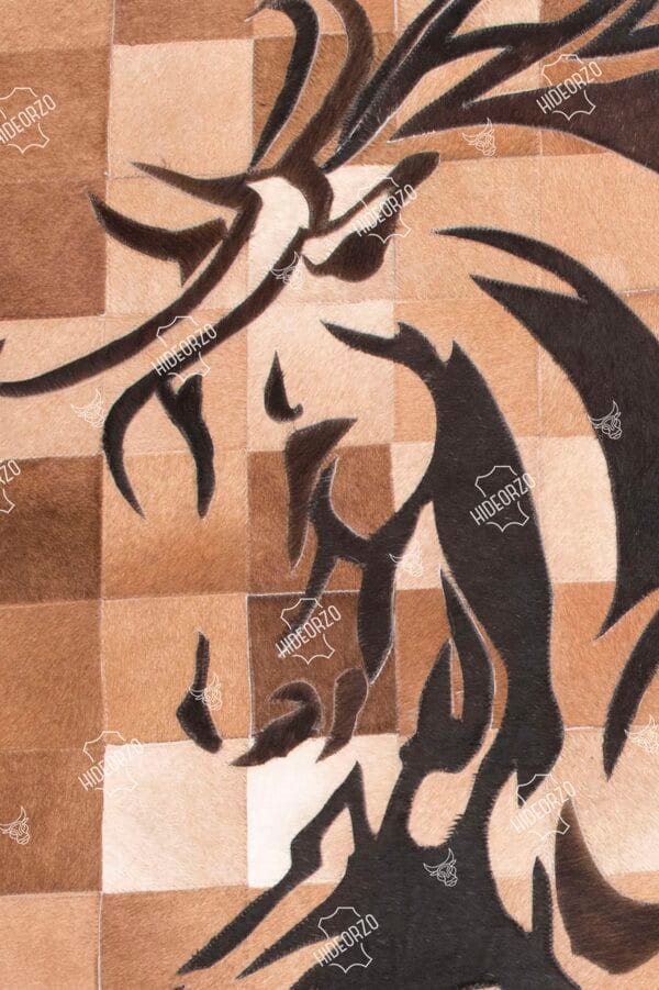 Handcrafted Cowhide Wall Decor by Hideorzo