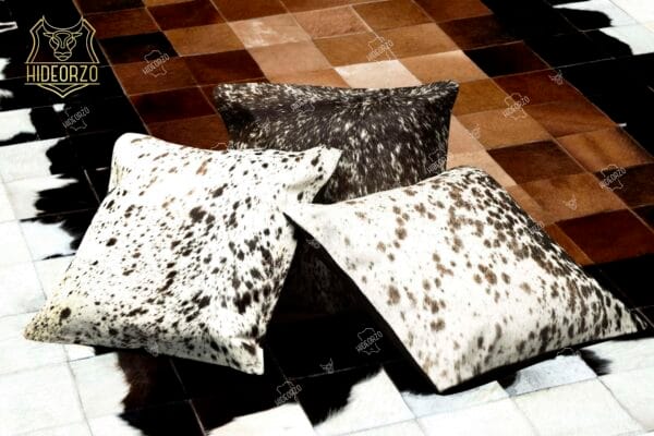 Original Cowhide Cushion for Décor by Hideorzo