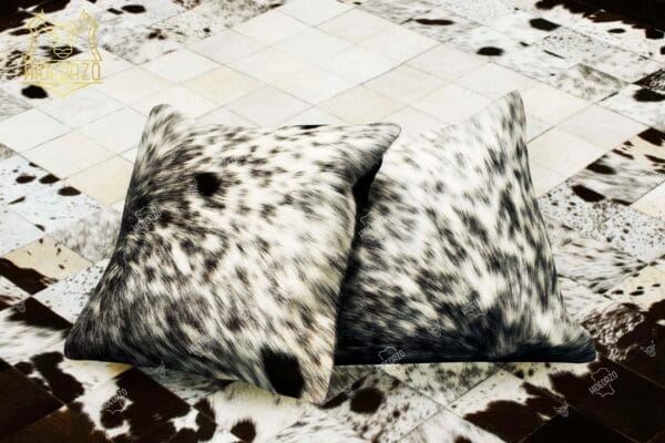 Original Cowhide Cushion for Décor by Hideorzo