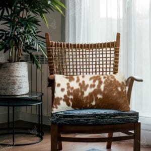 Original Cowhide Cushion for Décor by Hideorzo