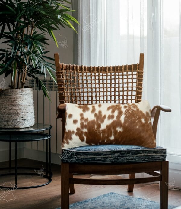 Original Cowhide Cushion for Décor by Hideorzo