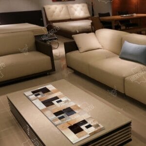Handcrafted Cowhide Table Runner for Decor by Hideorzo
