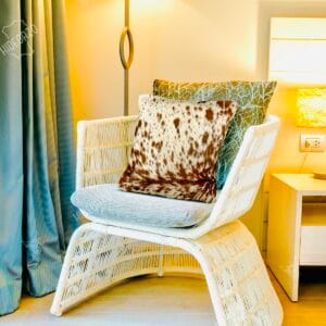 Original Cowhide Cushion for Décor by Hideorzo