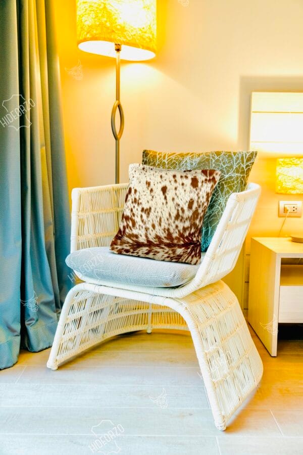 Original Cowhide Cushion for Décor by Hideorzo