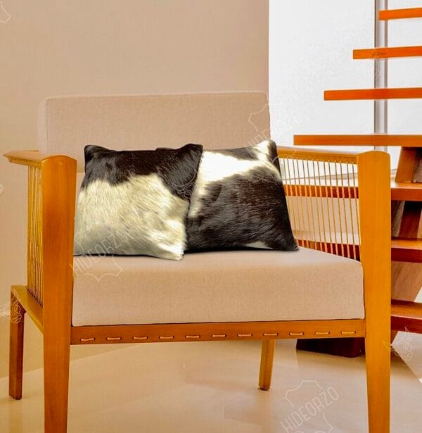 Original Cowhide Cushion for Décor by Hideorzo