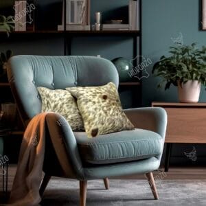 Original Cowhide Cushion for Décor by Hideorzo
