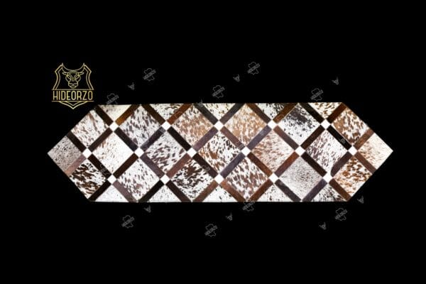 Handcrafted Cowhide Table Runner for Décor by Hideorzo