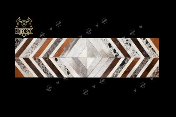 Handcrafted Cowhide Table Runner for Decor by Hideorzo