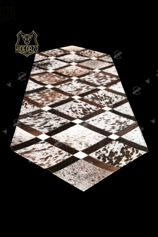 Handcrafted Cowhide Table Runner for Decor by Hideorozo