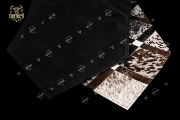 Handcrafted Cowhide Table Runner for Décor by Hideorzo
