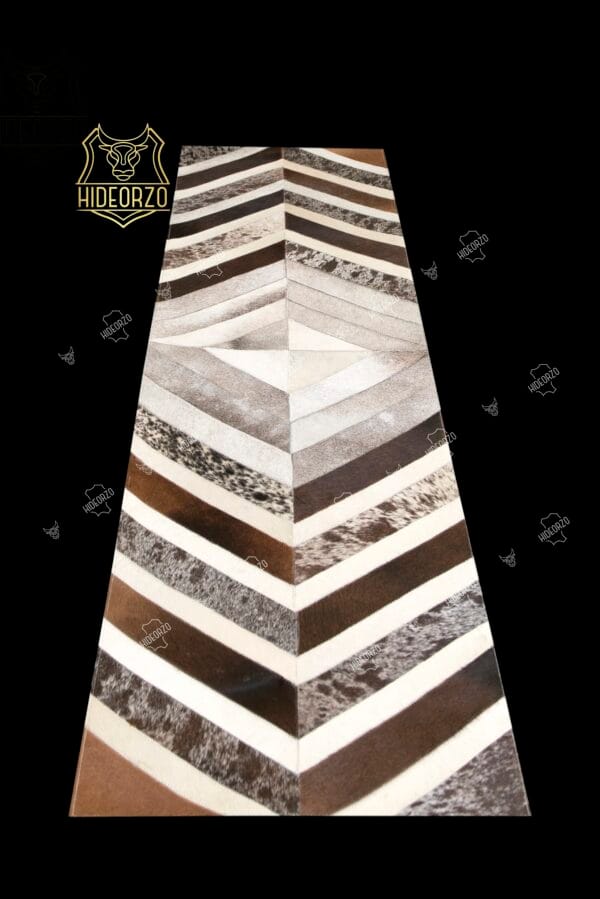 Handcrafted Cowhide Table Runner for Decor by Hideorzo