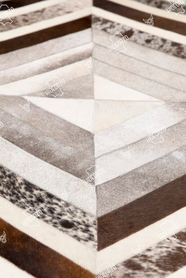 Handcrafted Cowhide Table Runner for Decor by Hideorzo