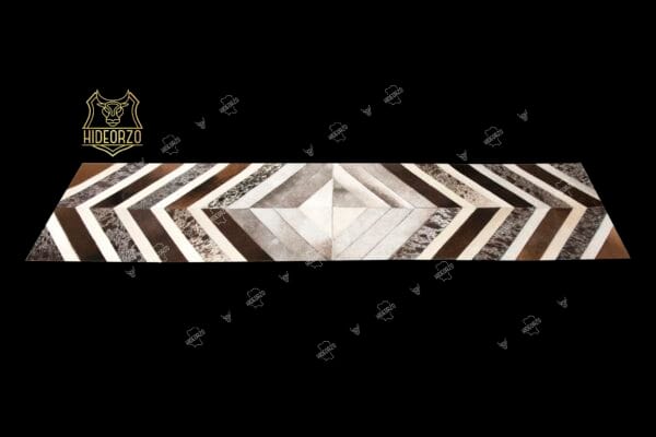 Handcrafted Cowhide Table Runner for Decor by Hideorzo