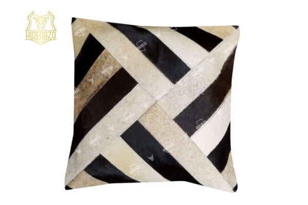 Handcrafted Cowhide Cushion for Decor by Hideorzo