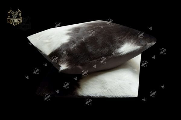 Handcrafted Cowhide Cushion for Decor by Hideorzo