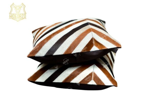 Handcrafted Cowhide Cushion for Decor by Hideorzo