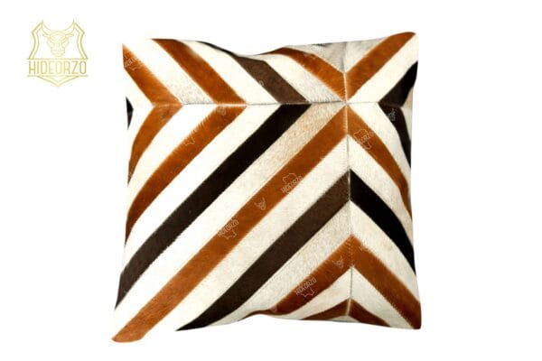Handcrafted Cowhide Cushion for Decor by Hideorzo