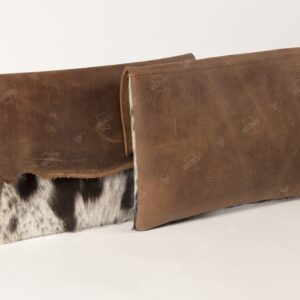 Casual Ladies Purse Original Leather - Original Cowhide Hair on and Horse leather Pouch