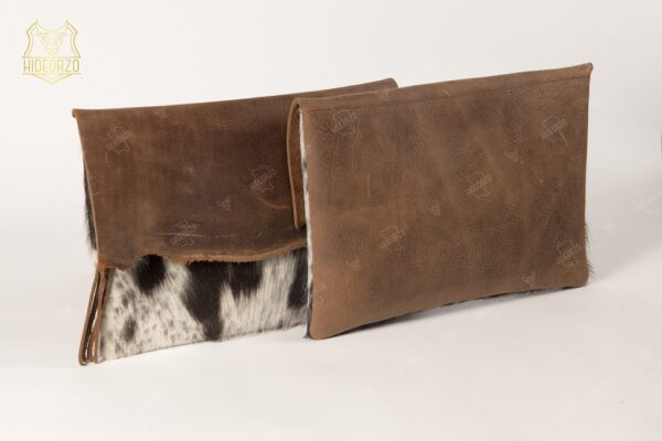 Casual Ladies Purse Original Leather - Original Cowhide Hair on and Horse leather Pouch