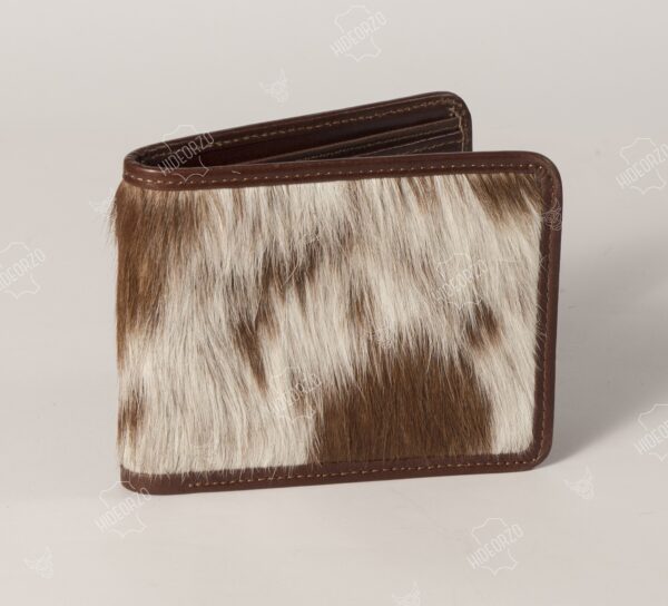 Original Leather Pocket Wallet. Exterior Hain-on leather