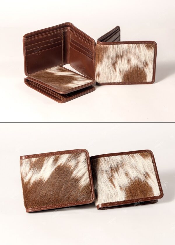 Original Leather Pocket Wallet. Exterior Hain-on leather