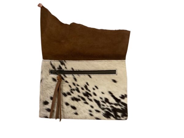 Original Cowhide Hair on and Horse leather Pouch